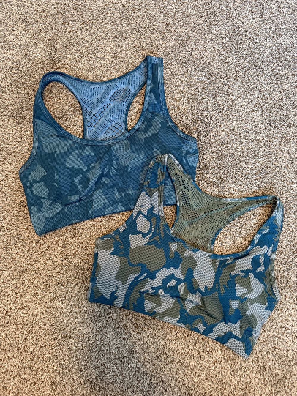 Two Zyia Camo Bomber Bras